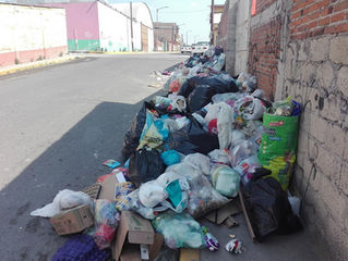 Luis Maya Doro, un sucio alcalde, basura por todo Almoloya de Juarez, Estado de México.