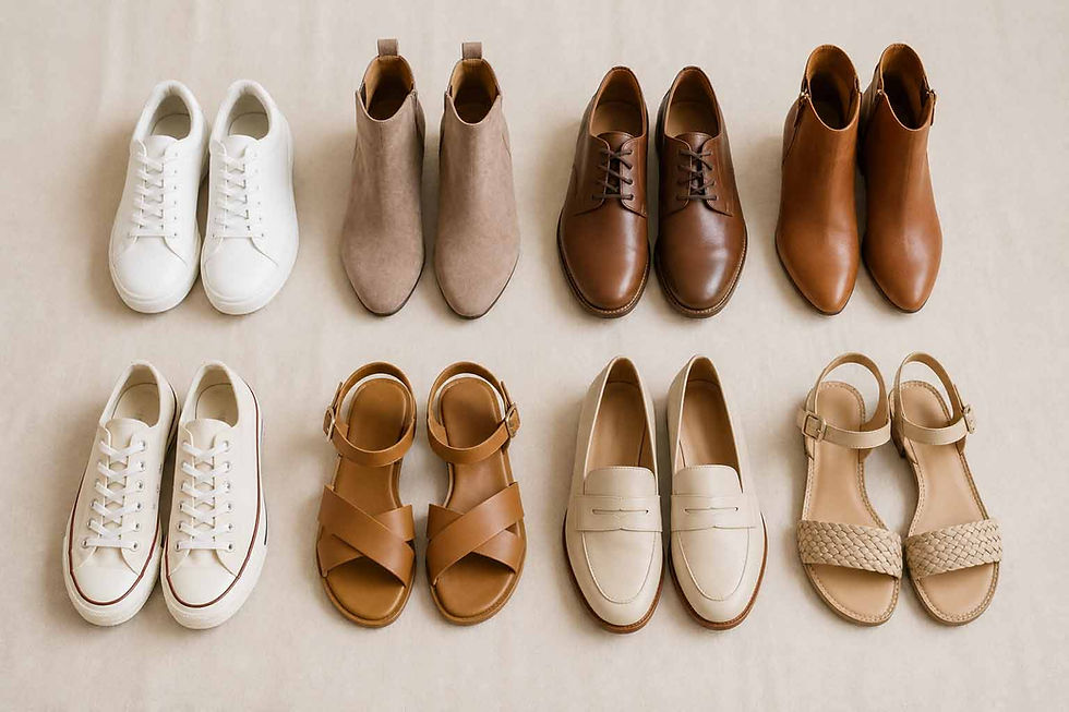 Chaussure pour une séance photo