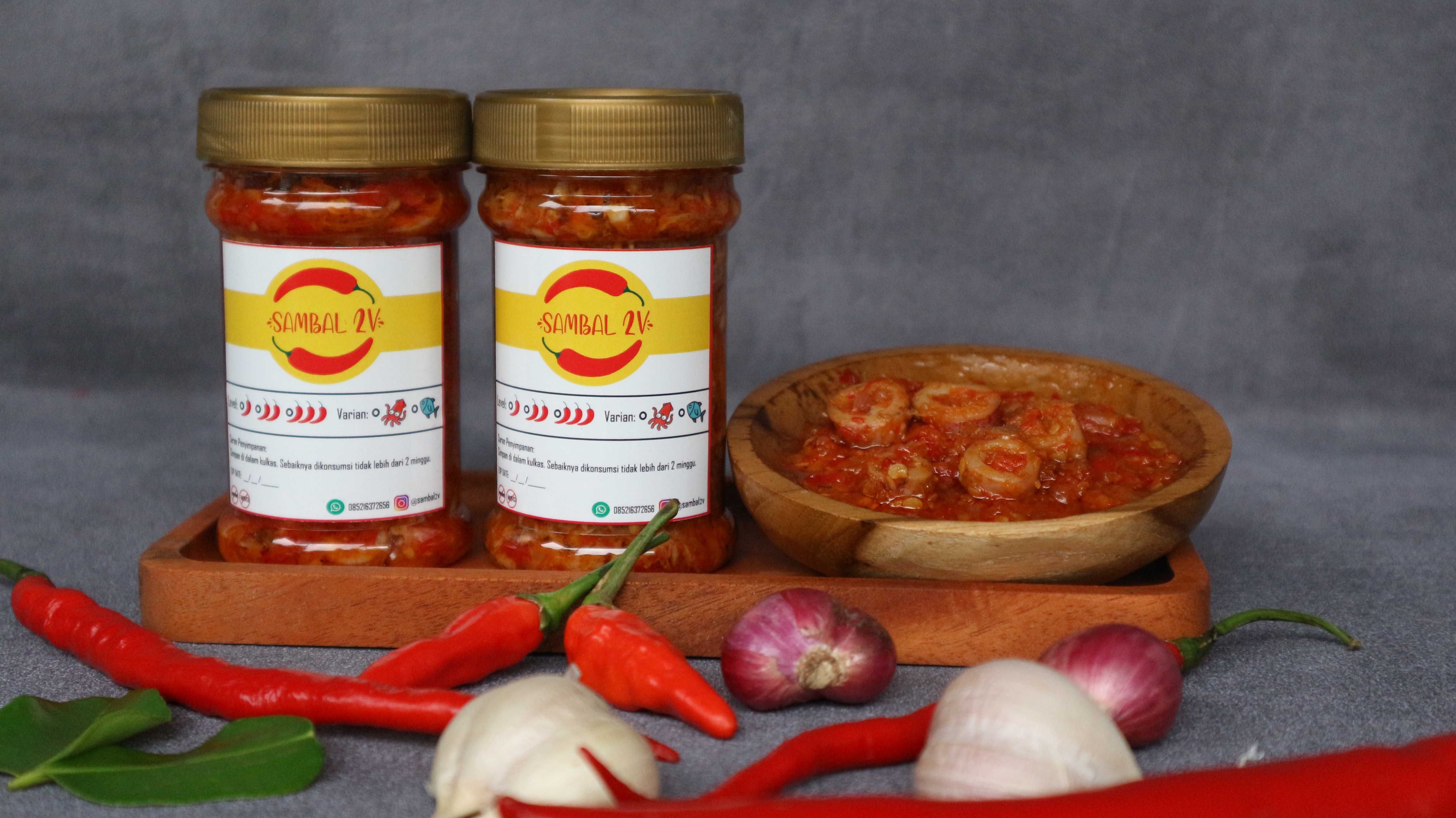 Sambal 2V Cumi Pedas Geli