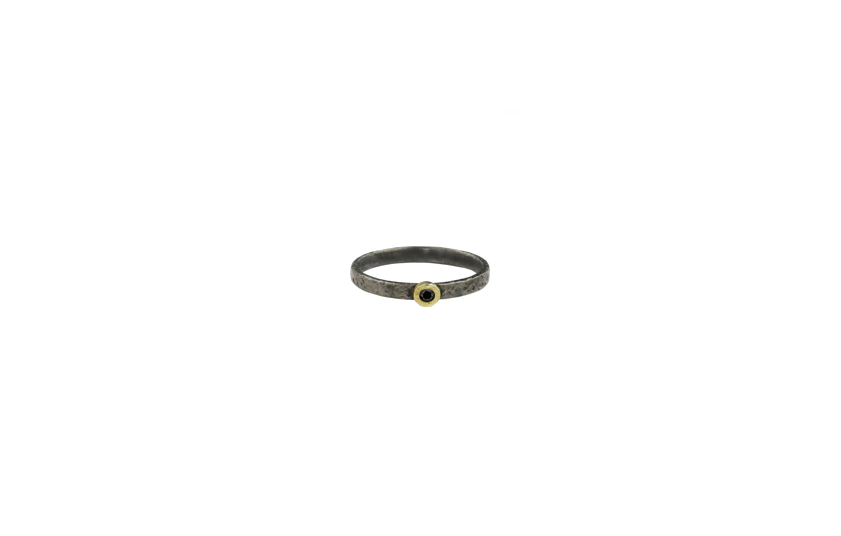 'Sabi' Black Gold Ring