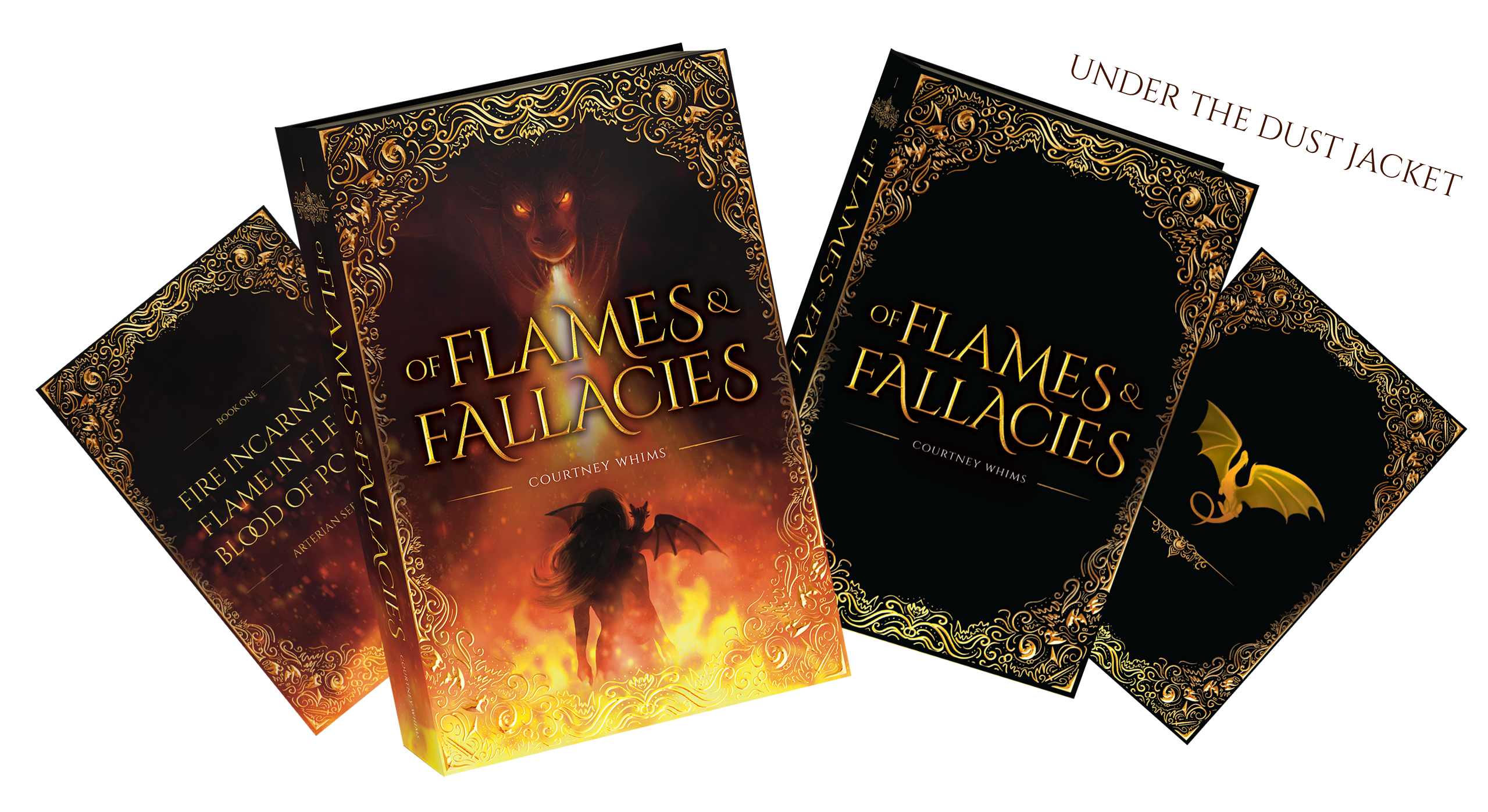 Hardcover bundle - Of Flames and Fallacies + Of Blood and Banes