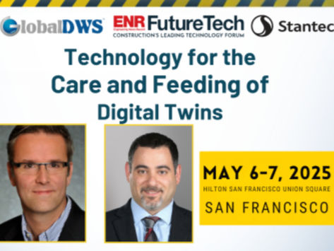 2 male headshots with speaker session title: Technology for the Care and Feeding of Digital Twins