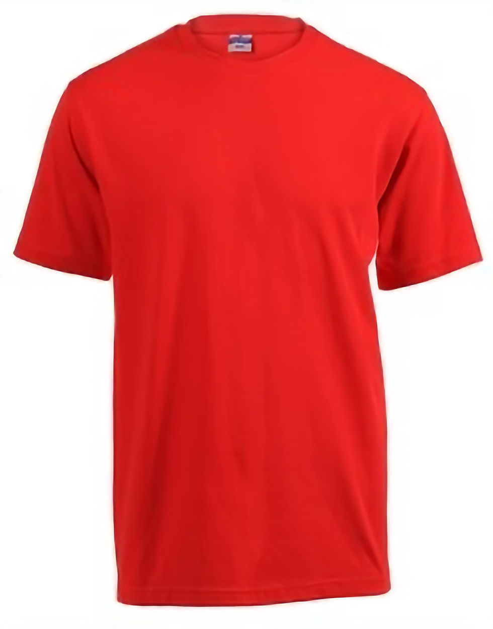 Thumbnail: Red unisex crew neck T 
