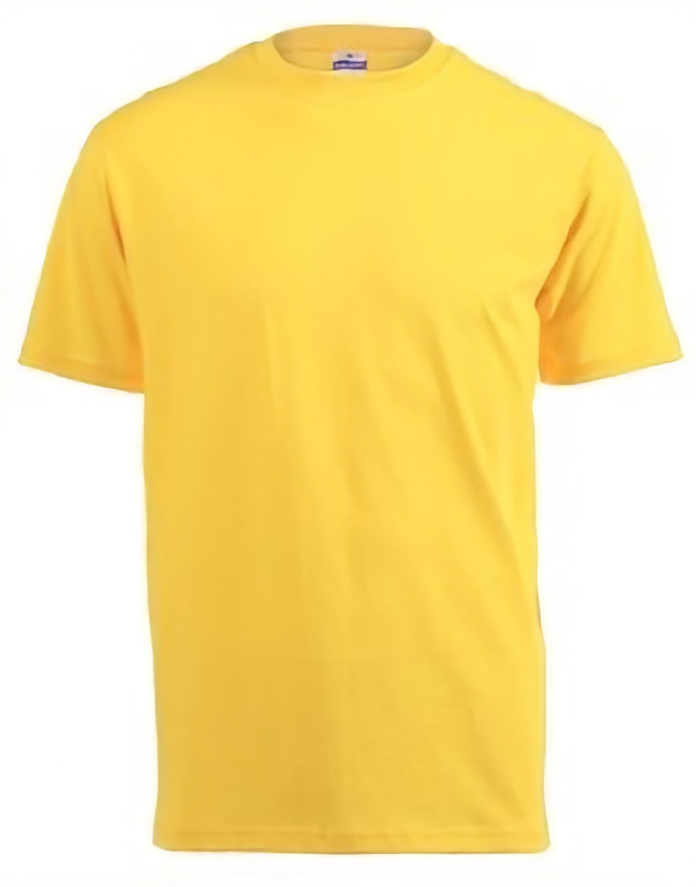 Thumbnail: Yellow unisex crew neck T 