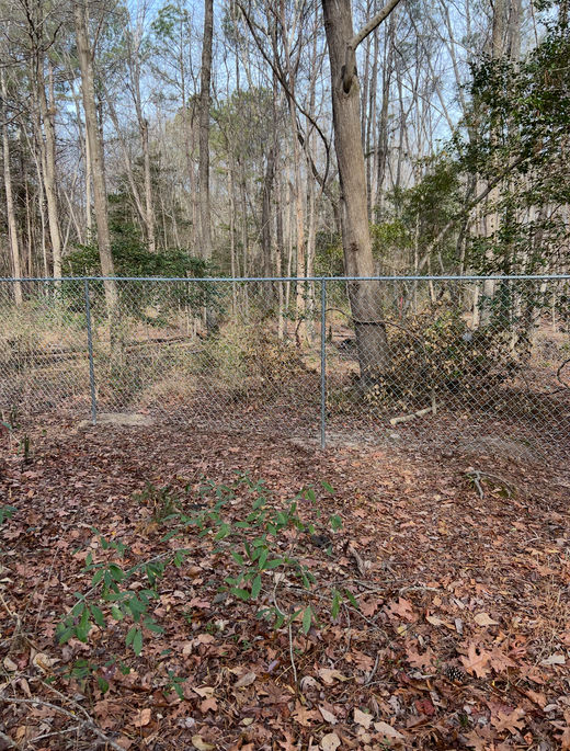 Chain link fence installation in Fuquay-Varina NC