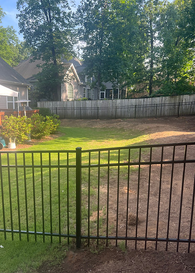 4ft Black Aluminum Fencing in Pinehurst, NC