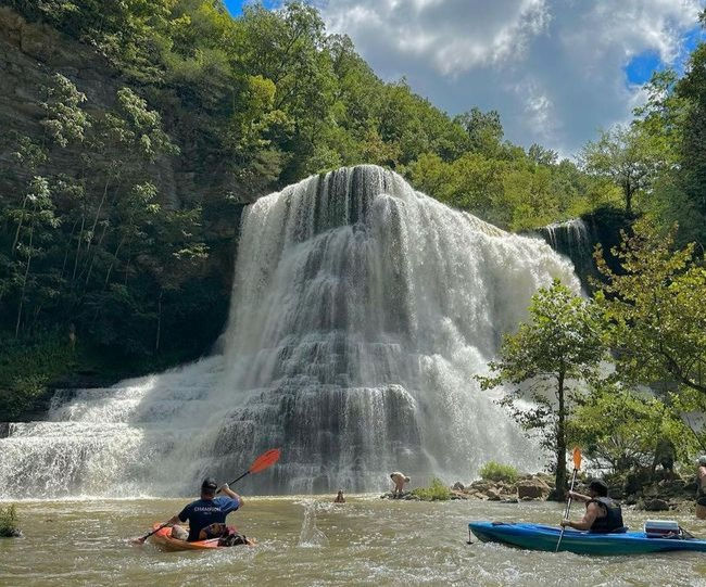 Burgess Falls Also Doubles as a Kayakers Dream