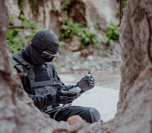 military veteran owned photography in a tactical setting with a natural frame 