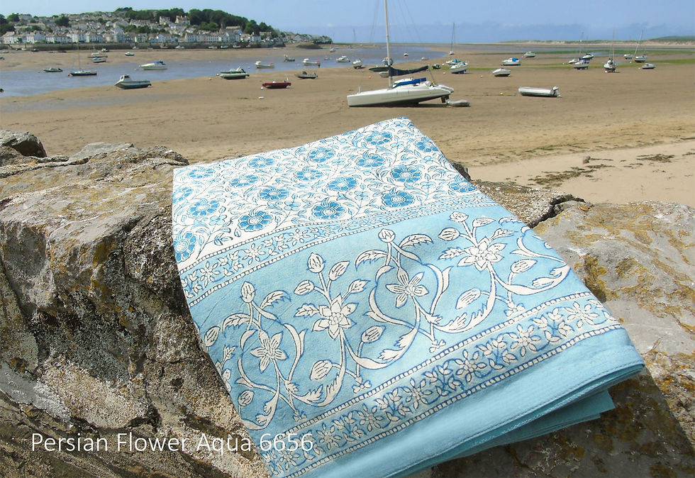 Thumbnail: Throws & Tablecloths - Singing the Blues & Greens