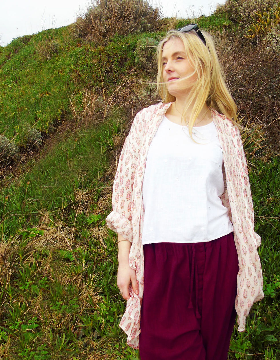 Thumbnail: Pintucked Shirts - Botanical