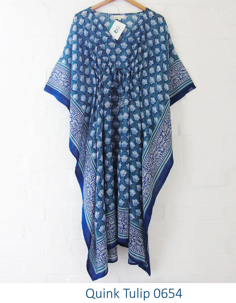 Long Drawstring Kaftan