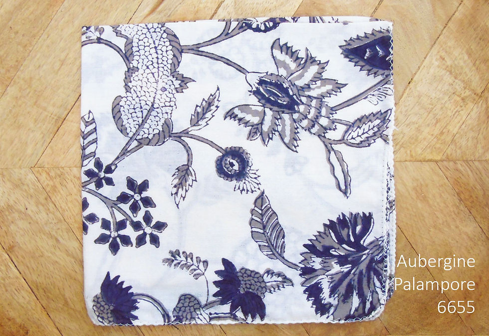 Thumbnail: Handkerchiefs/Sample Fabrics - Botanical