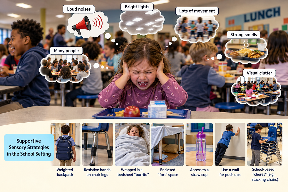 Behavior versus Sensory? School related helps (from AOTA publishing)