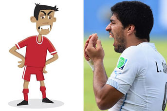 Hilarious! Luis Suarez Inspires VAMPIRE CHILDREN'S BOOK CHARACTER After His History Of Biting Fe