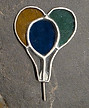 Stained glass balloons