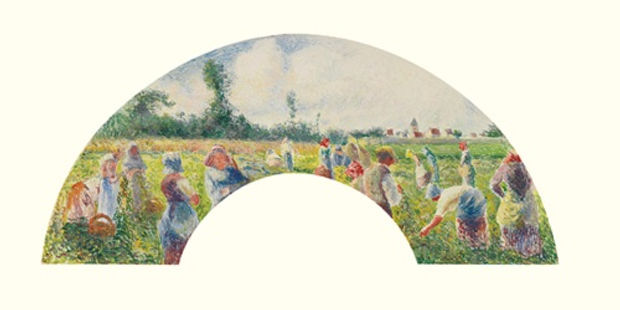 LES VENDANGES Gouache on vellum