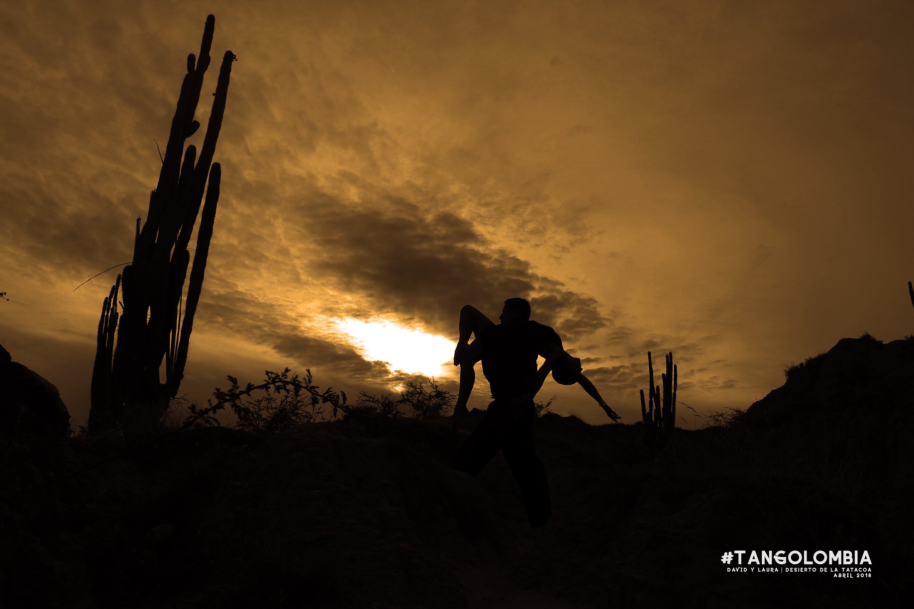 Desierto de la Tatacoa contraluz