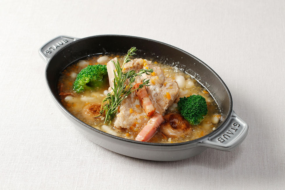 ビストロ・ル・ポット「イベリコ豚と豆の煮込み 南仏風」カスレ