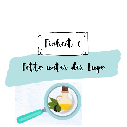 Fette unter der Lupe