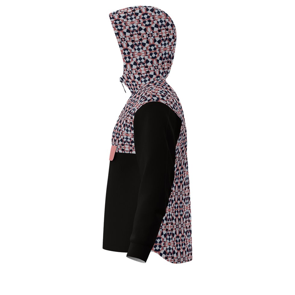 Thumbnail: Fleece Hoodie Retro-classic pink