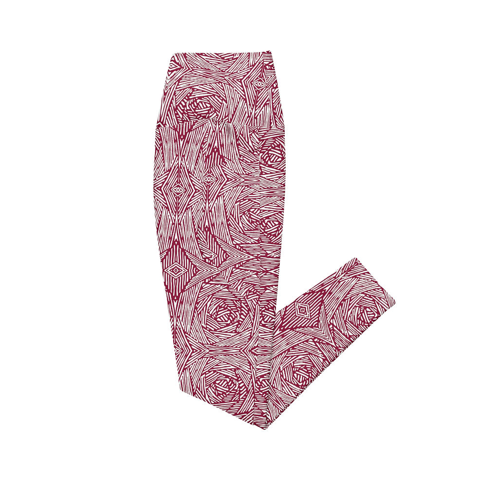Miniature : Legging croisé - Bordeaux Temari