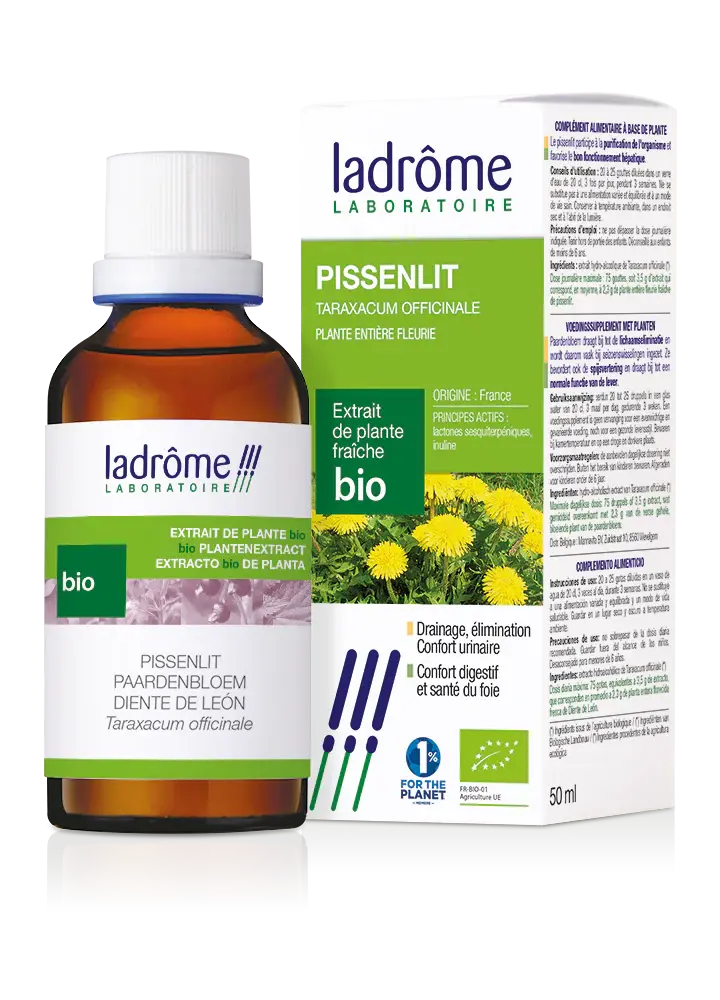 LADRÔME - Extraits de Plantes Fraiches Pissenlit 50ml