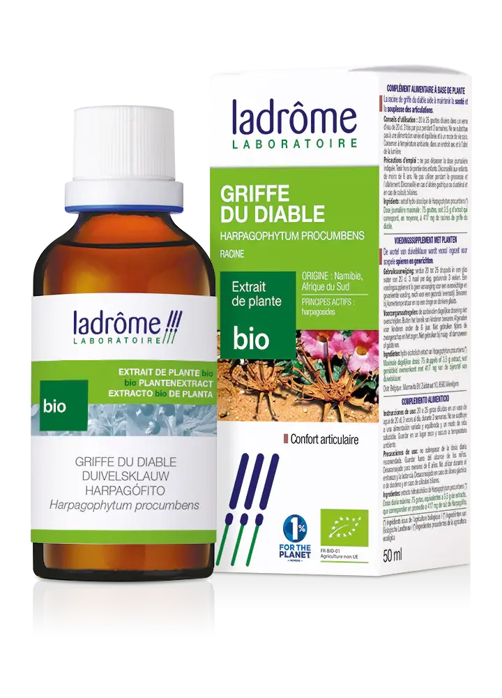 LADRÔME - Extraits de Plantes Fraiches Harpagophytum Griffe du diable 50ml