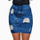 Thumbnail: DARK RIPPED DENIM SKIRT