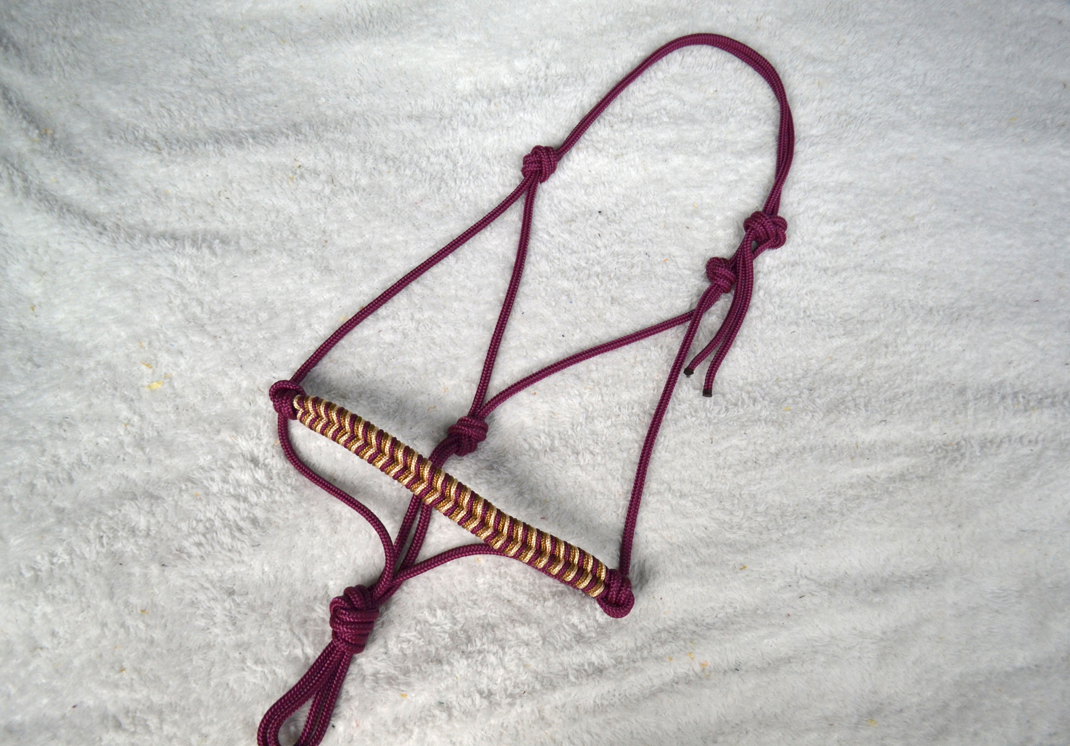 Licol Éthologique tressage Obsidienne | CONFIGURATEUR