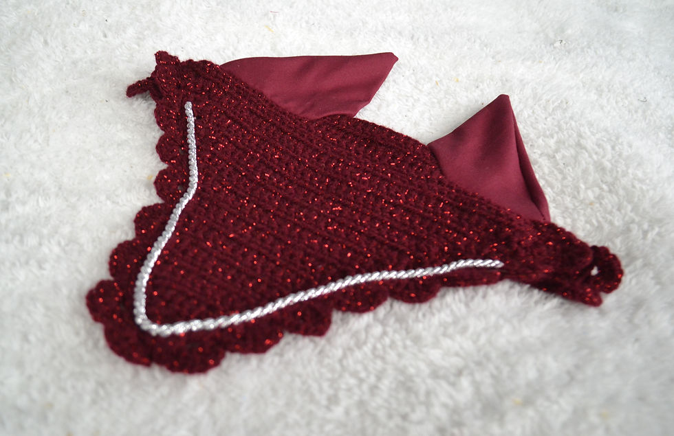 Miniature : Bonnet Mi-Long Lexington | Bordeaux pailleté