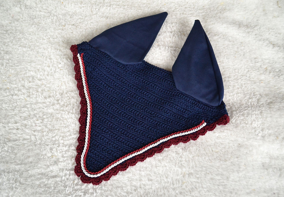 Miniature : Bonnet Mi-Long Lexington | Bleu marine & bordeaux