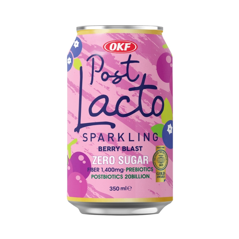 OKF PostLacto Zero Sugar Berry Blast Sparkling Drink 350 ml
