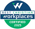 Flourishing Best Christian Workplace 2025 Badge