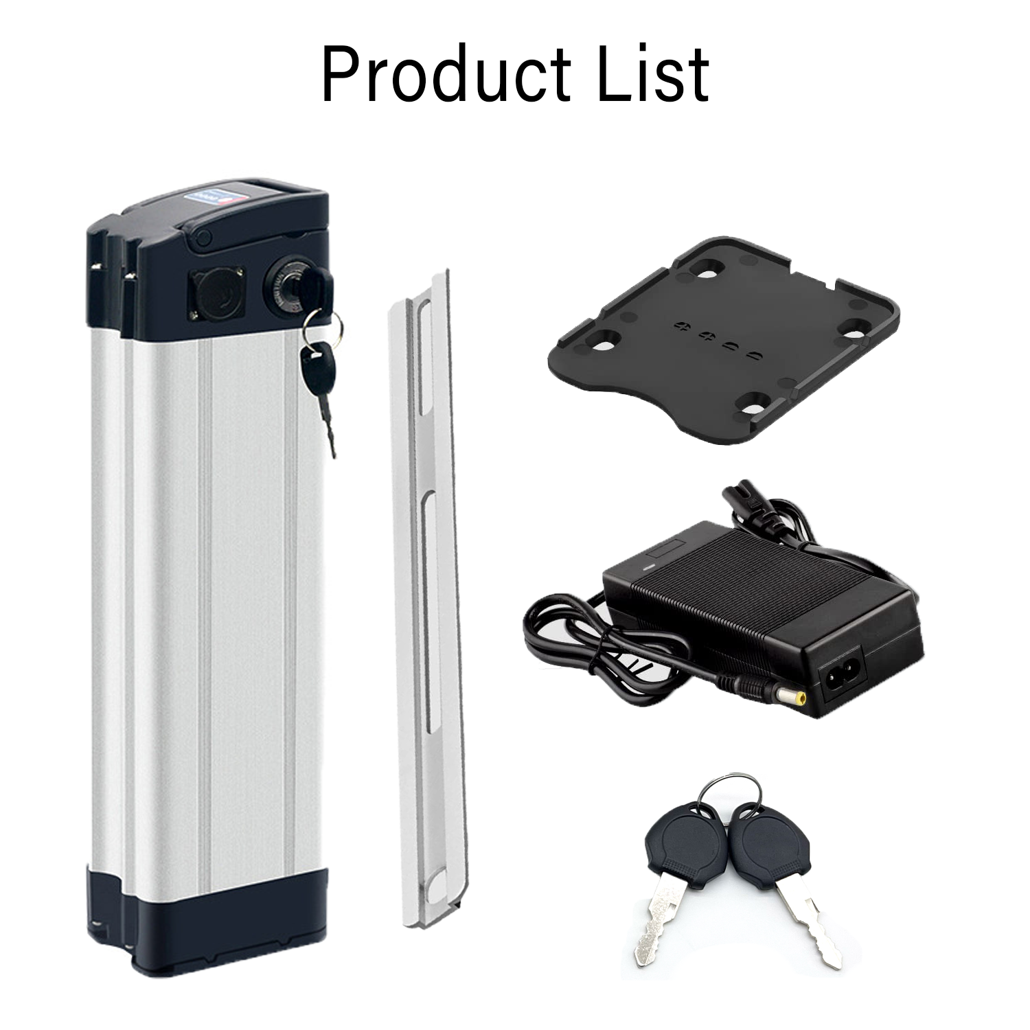 Silver fish 36v 15.6 ah battery with charger