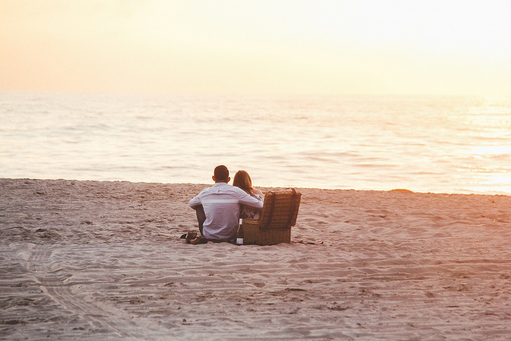 couple at beach