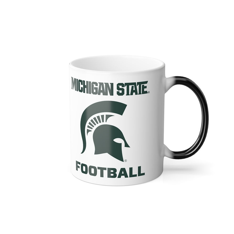 Thumbnail: Color Changing! Michigan State Spartans FOOTBALL ThermoH Morphin Coffee Mug
