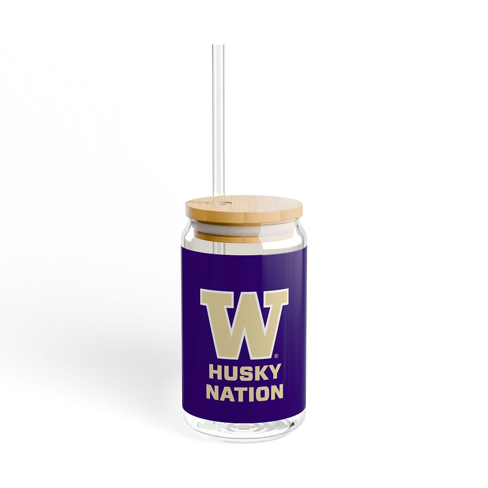 Thumbnail: Washington Huskies HUSKY NATION Sipper Glass - Fan Cup