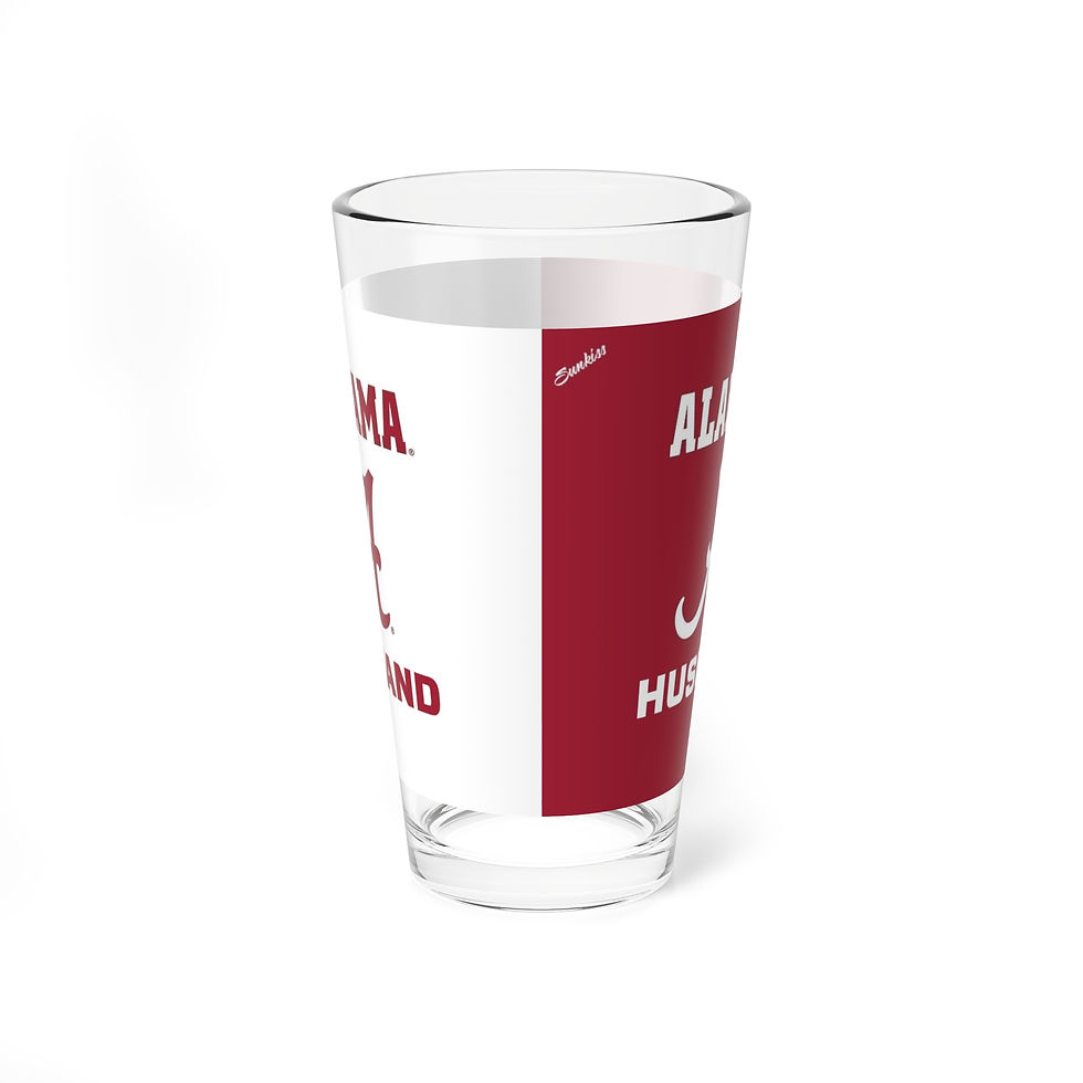 Thumbnail: Alabama Crimson Tide HUSBAND Pint Glass - Fan Cup