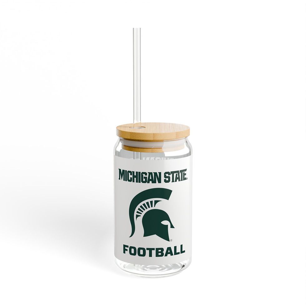 Thumbnail: Michigan State Spartans FOOTBALL Sipper Glass - Fan Cup