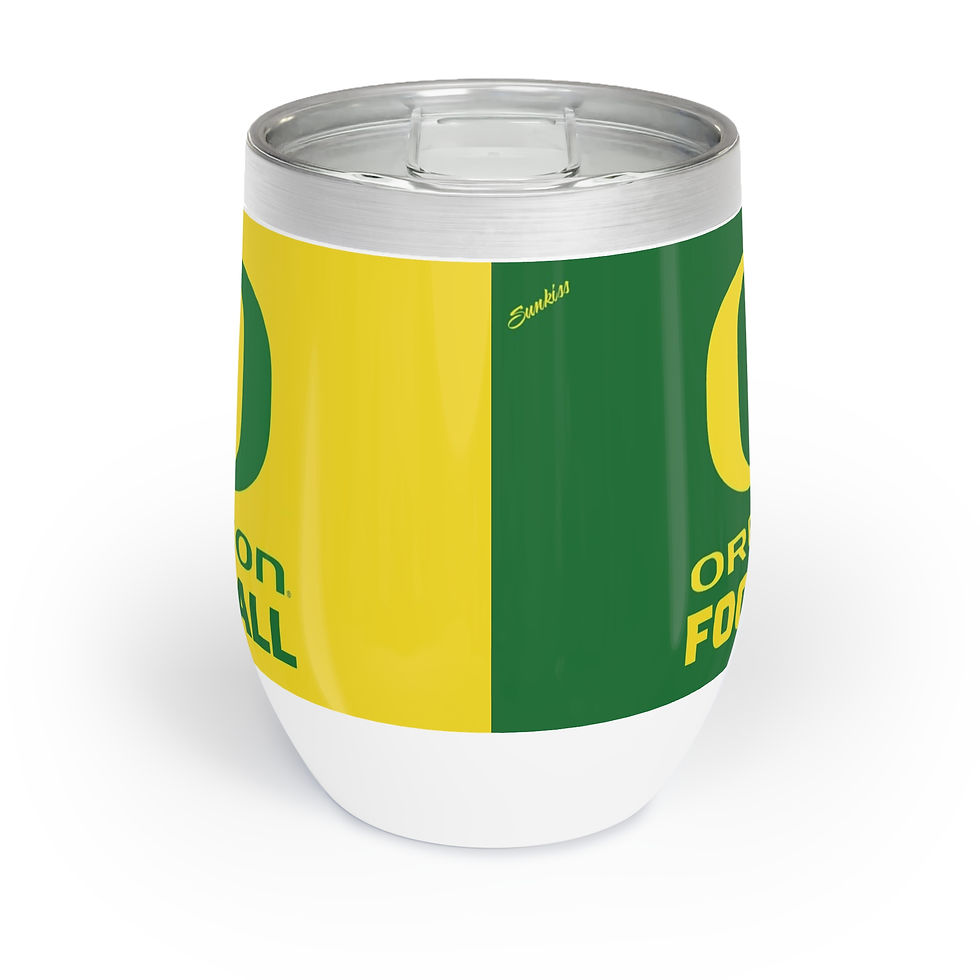 Thumbnail: Oregon Ducks FOOTBALL Chill Wine Insulated Tumbler - Fan Cup