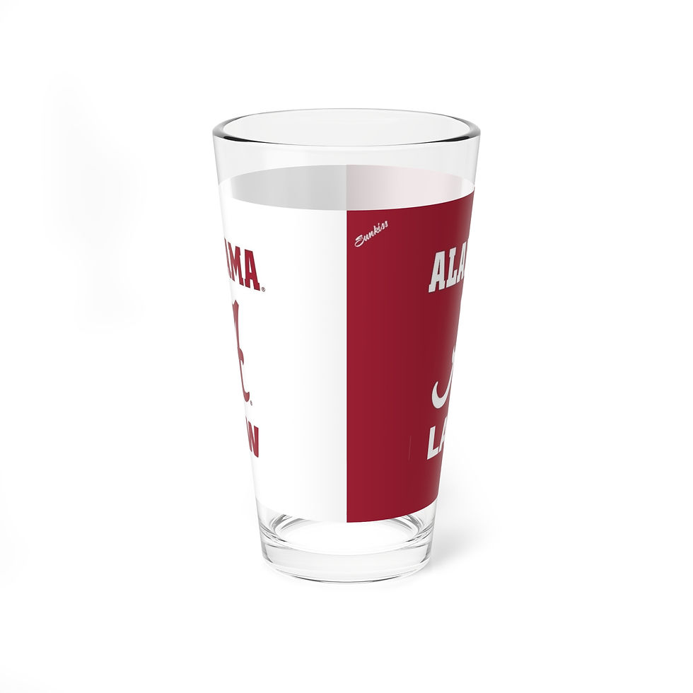 Thumbnail: Alabama Crimson Tide LAW SCHOOL Pint Glass - Fan Cup