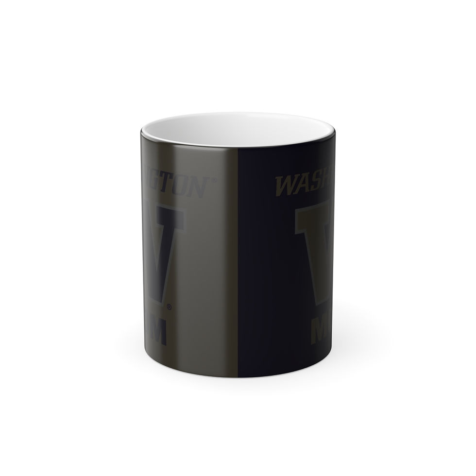 Thumbnail: Color Changing! Washington Huskies MOM ThermoH Morphin Ceramic Coffee Mug