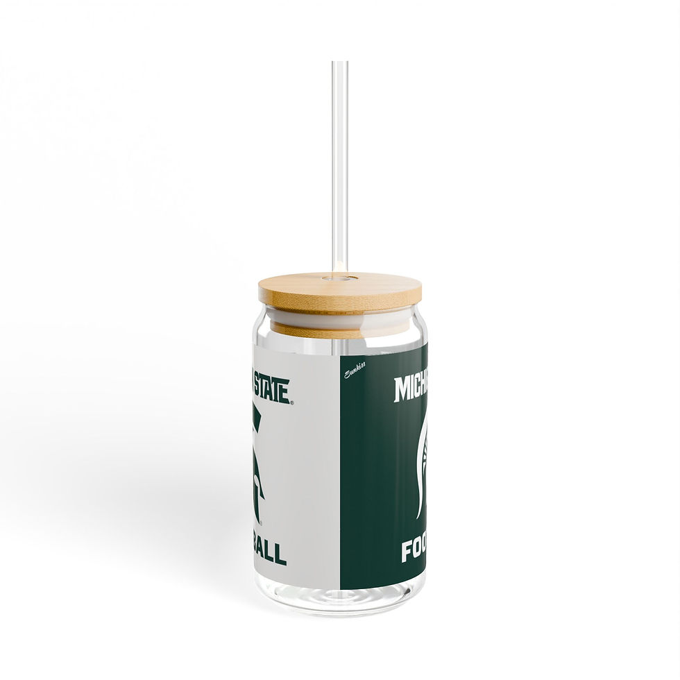 Thumbnail: Michigan State Spartans FOOTBALL Sipper Glass - Fan Cup
