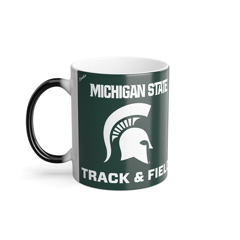 Thumbnail: Color Changing! Michigan State Spartans TRACK & FIELD ThermoH Morphin Coffee Mug