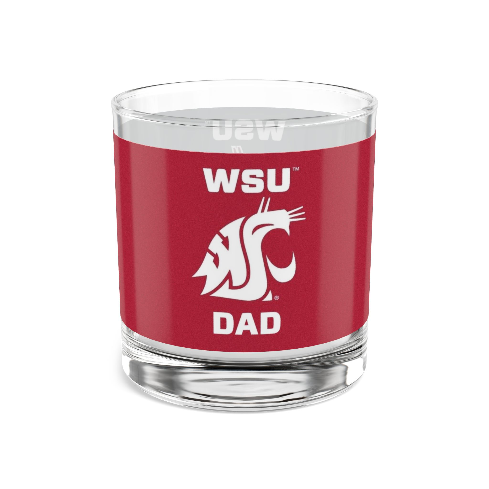 Washington State Cougars DAD Old Fashioned Rocks Glass - Fan Cup