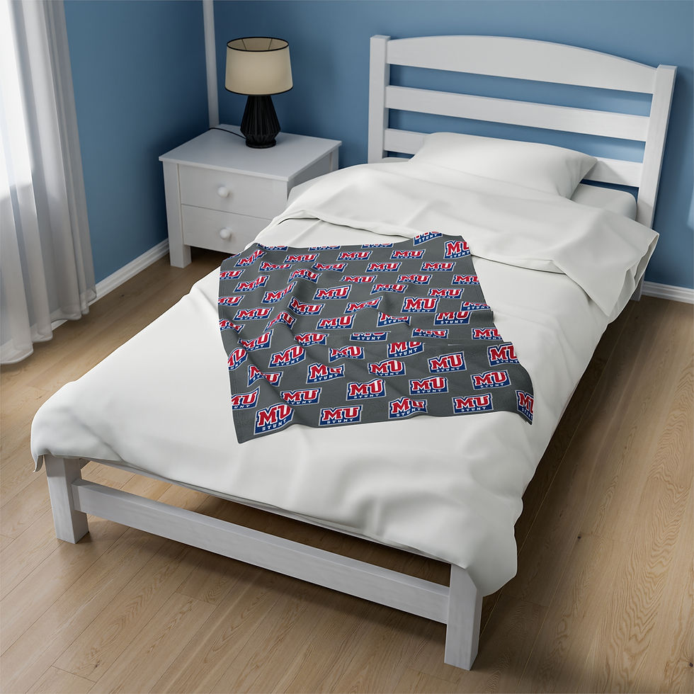 Thumbnail: MU Stunt Velveteen Plush Blanket