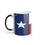 Thumbnail: Color Changing! Texas State Flag ThermoH Morphin Ceramic Coffee Mug