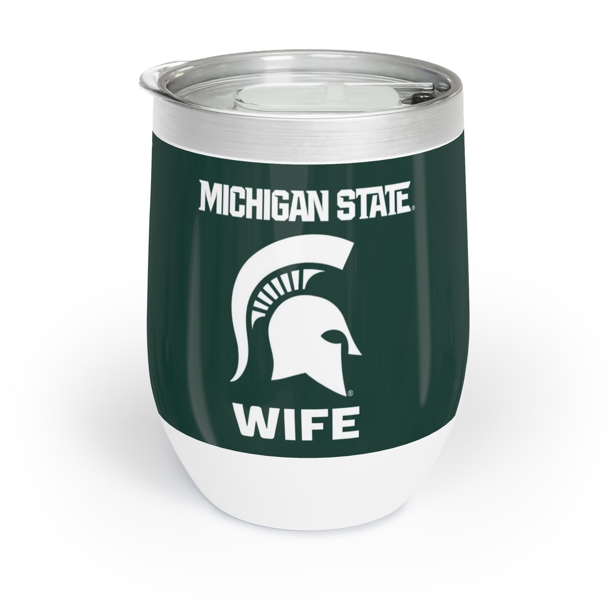 Michigan State Spartans WIFE Chill Wine Insulated Tumbler - Fan Cup
