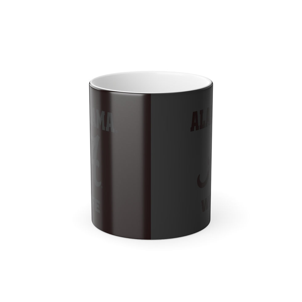 Thumbnail: Color Changing! Alabama Crimson Tide WIFE ThermoH Morphin Ceramic Coffee Mug