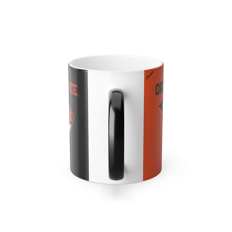 Thumbnail: Color Changing! Oregon State Beavers FAN ThermoH Morphin Ceramic Coffee Mug